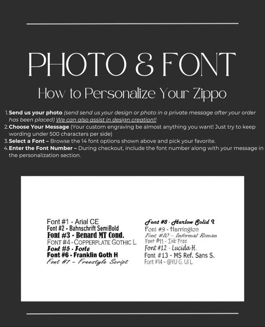 Custom Engraved Zippo Lighter: Personalized Keepsake Gift