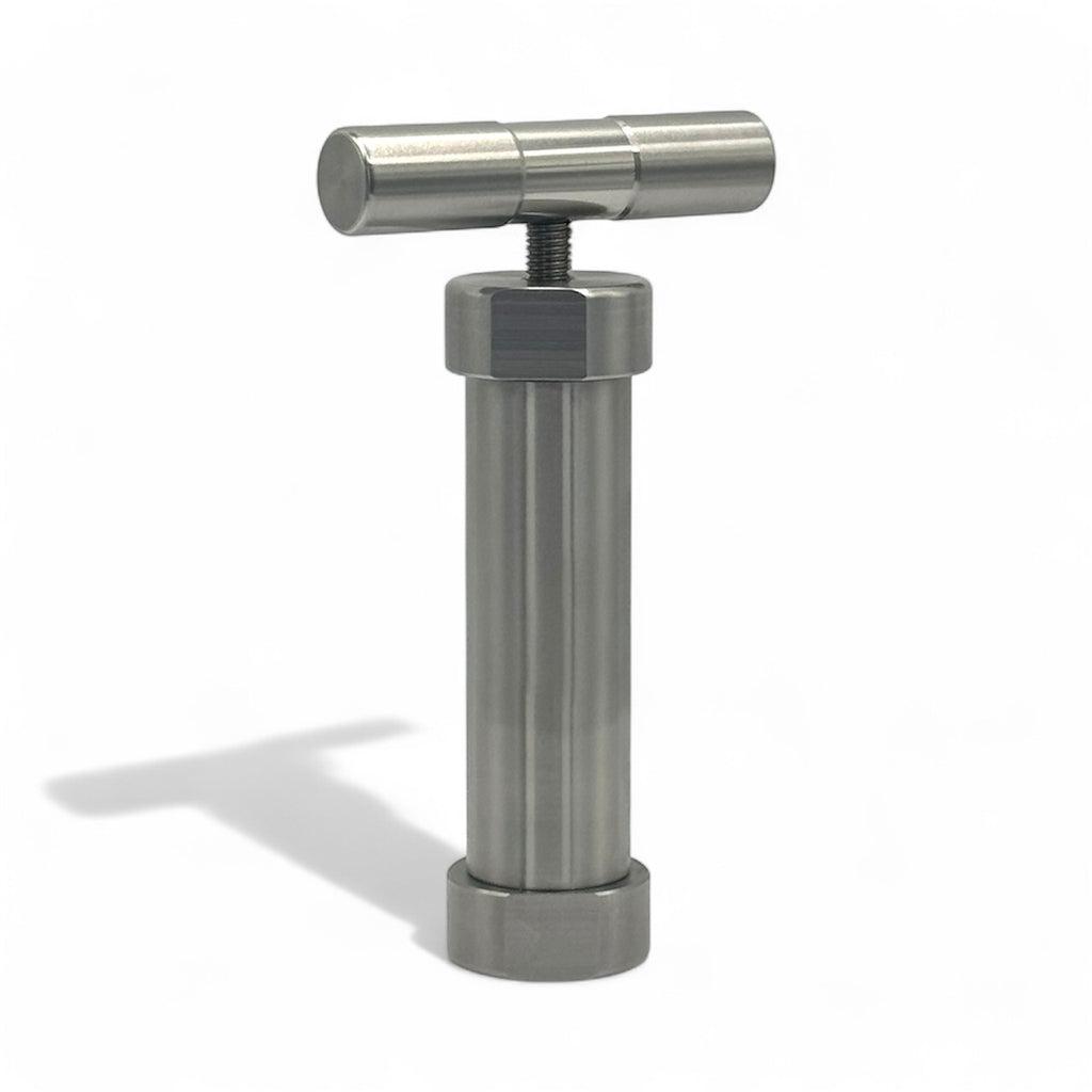 JUMBO Stainless Steel Pollen Press – Heavy Duty T-Press Tool