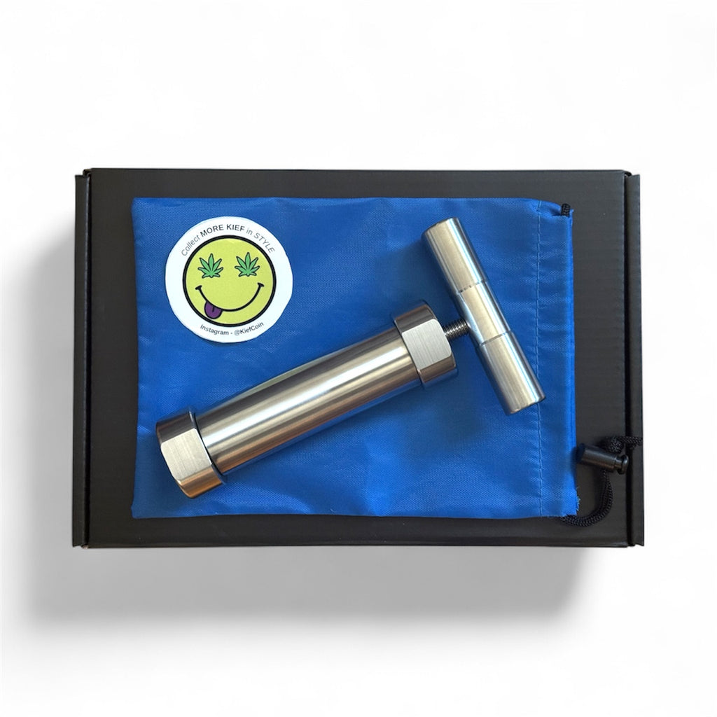 JUMBO Stainless Steel Pollen Press – Heavy Duty T-Press Tool