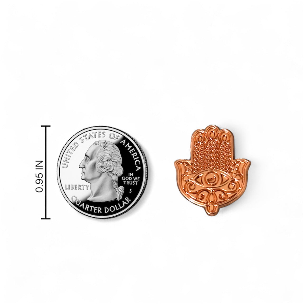 Kief Coin™ - Bronze Hamsa