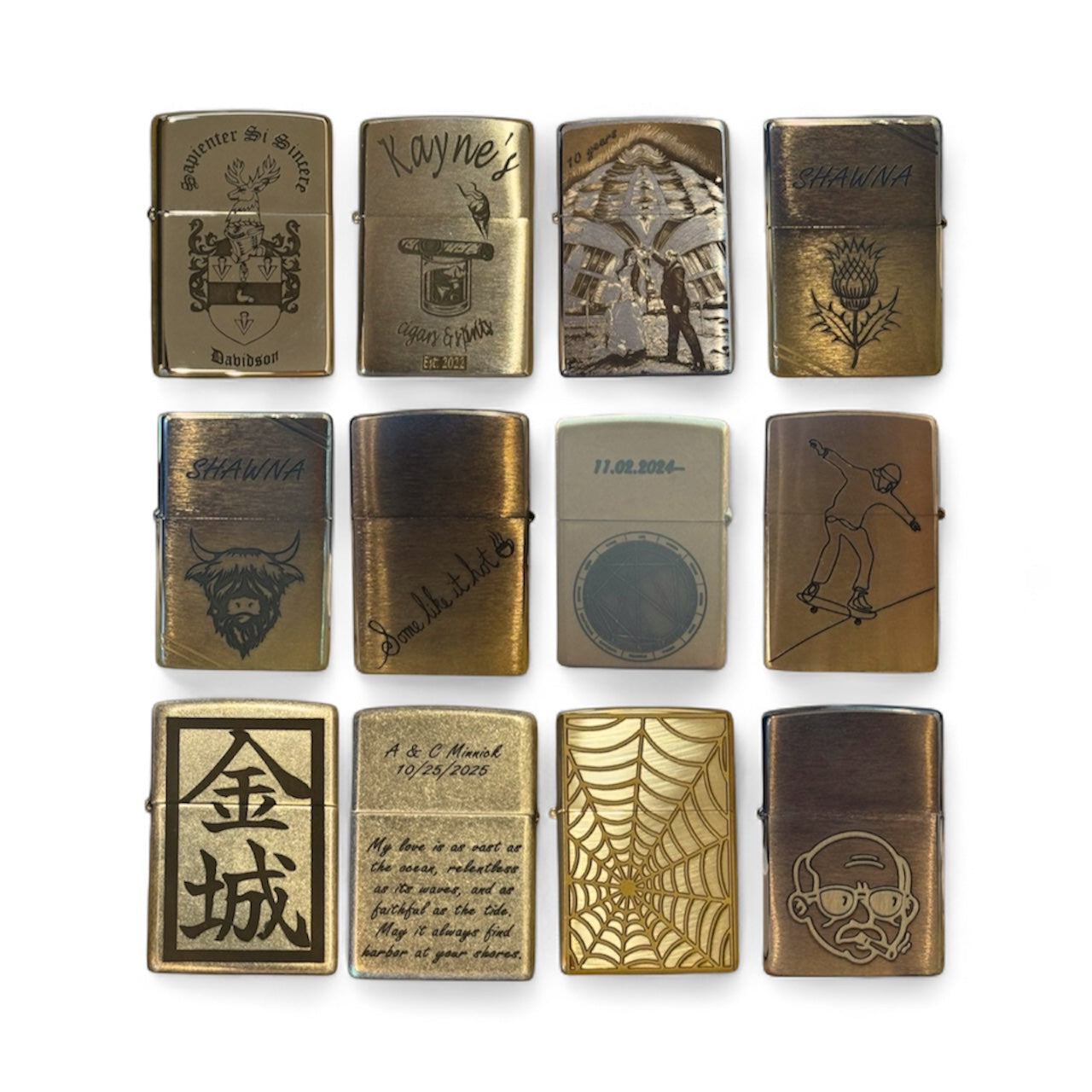 Custom Engraved Zippo Lighter: Personalized Keepsake Gift