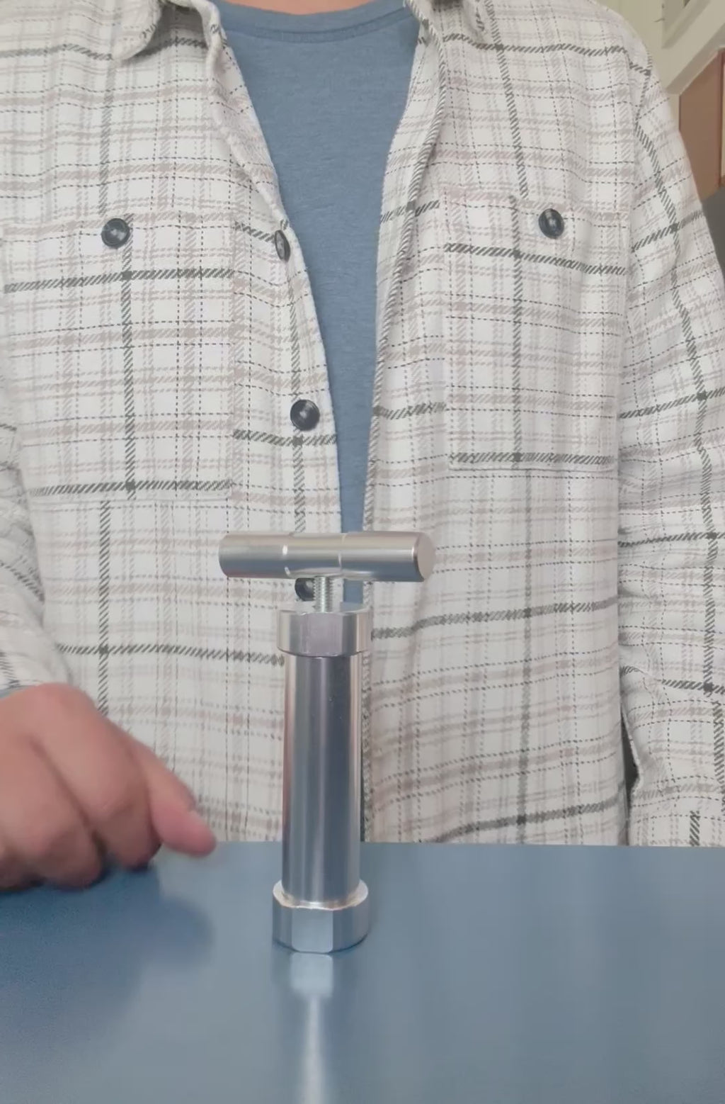 JUMBO Heavy Duty Aluminum Pollen Press